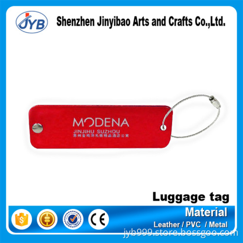 custom made various cheap personalized luggage label tags